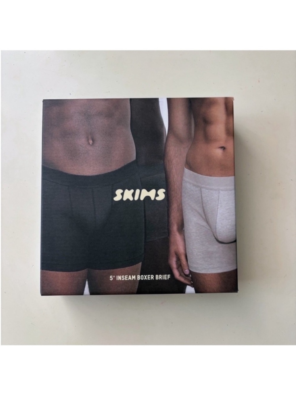 SKIMS Men’s 5” Boxer Brief 3-Pack Heather Multi Size 2X Gray New in Box